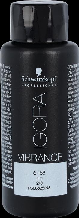 Produktbild Schwarzkopf Professional IGORA Vibrance Haartönung NEU (6-68 Dunkelblond Schoko Rot)