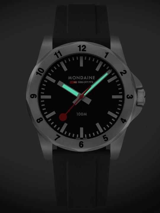 Produktbild Mondaine MSN.42120.RB Numeri (Swiss Made, 42 mm)