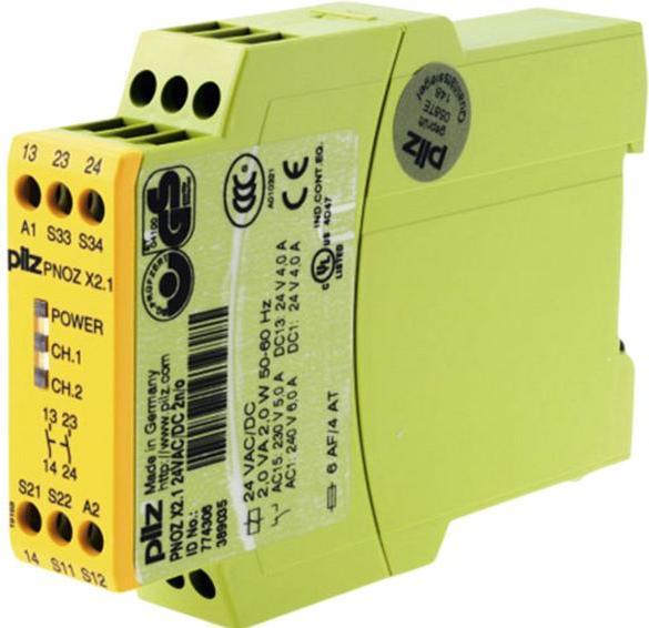 Immagine prodotto Pilz Relè di sicurezza 24V ca/cc PNOZ/X2.1