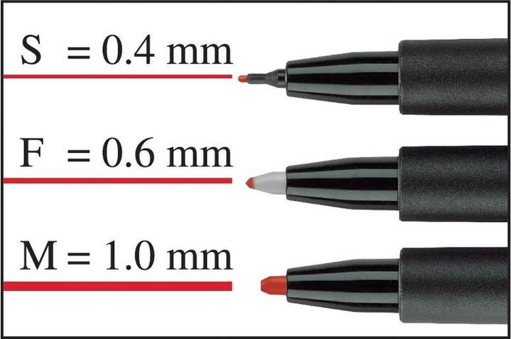 Actual product image Faber-Castell Overhead pen Multimark Permanent (Red, 0.40 mm, 1 x)