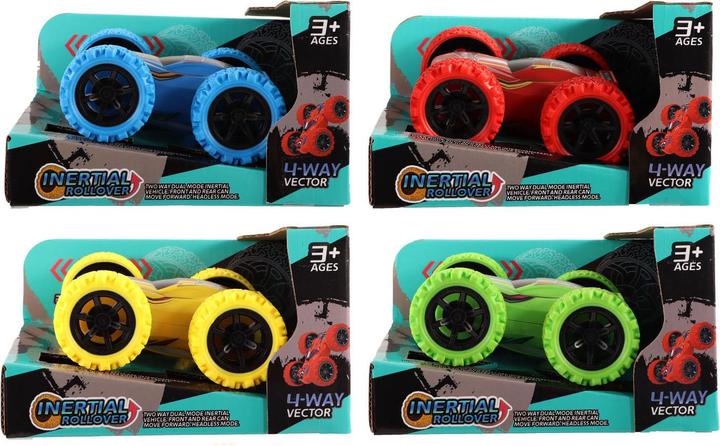 Image du produit Jono Toys Voiture de cascadeur réversible à friction, 12 cm