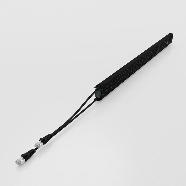 Actual product image PATCHBOX one / Cassette / 46RU / Cat 6A, UTP, 2.5 m, black (U/UTP, CAT6a, 2.50 m)