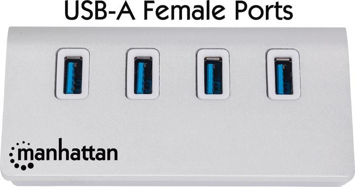 Produktbild Manhattan 163767 4x USB 3.0 (USB-A, 4 Ports)
