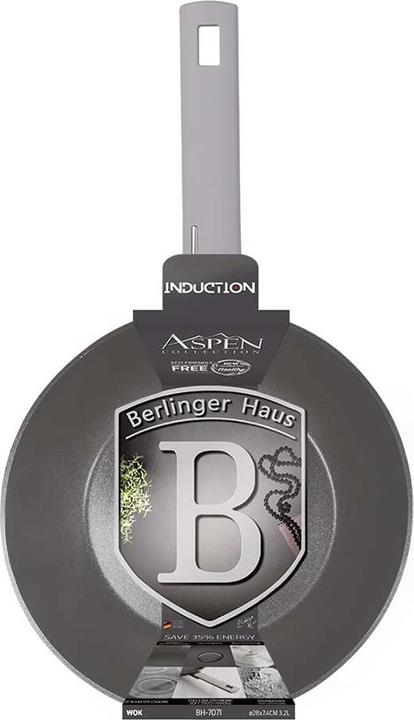 Actual product image BerlingerHaus Wok 28cm Aspen Collection (28 cm, Wok, Aluminium)
