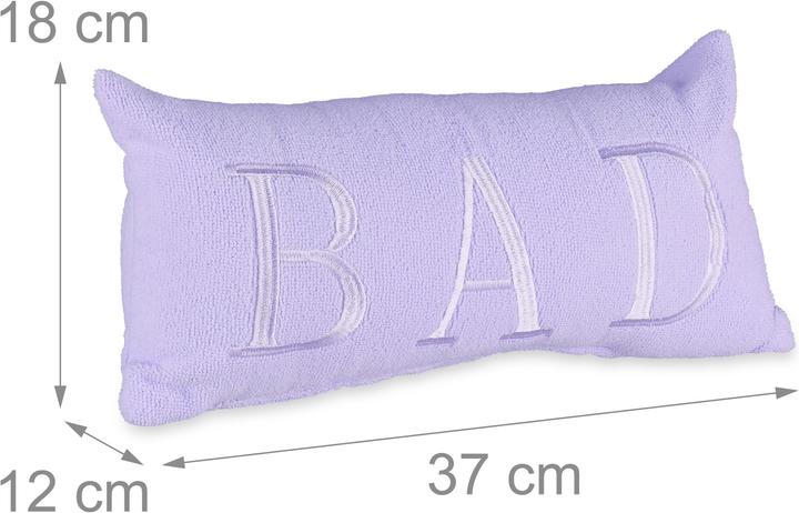 Actual product image Relaxdays Neck cushion Bath tub (37 x 18 cm)
