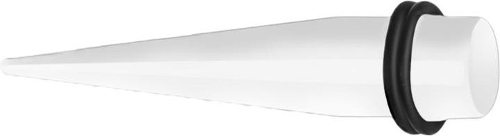 Produktbild Star Piercing Expander weiss (ohne Messing, Acryl)