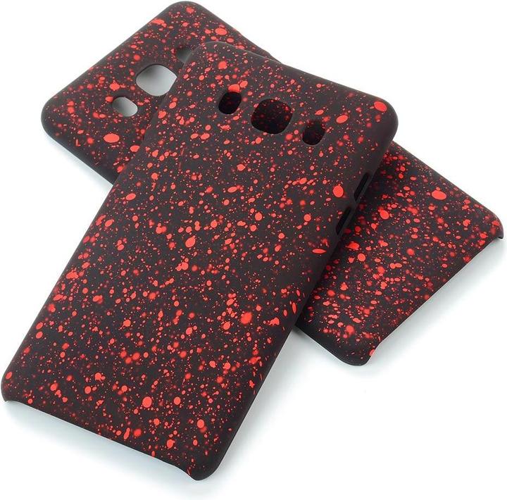 Actual product image König Design Mobile Cover Protection Case Bumper Cases for Samsung Galaxy J5 2016 3D Stars Red (Samsung Galaxy J5 (2016))