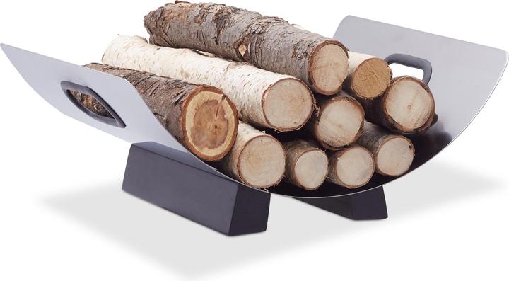 Actual product image Relaxdays Fireplace wood basket (41 x 33 x 16 cm)