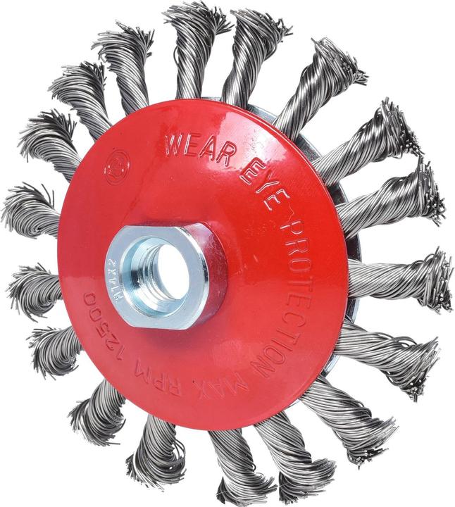 Produktbild KS Tools Rostfreie Kegelform-Stahldrahtrundbürste