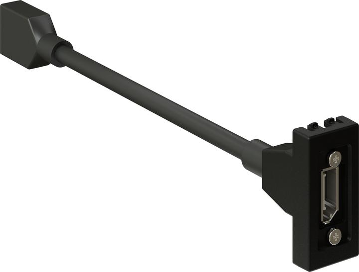 IB Connect Multimedia-Zubehör 45x22.5 anthrazit 1x DisplayPort