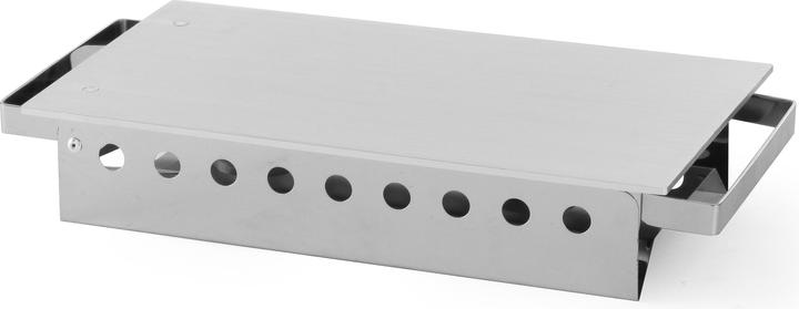 Hendi Chauffe-plats acier inoxydable 2 bougies chauffe-plat 330x180x65 mm
