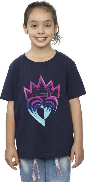 Immagine prodotto Disney Descendants Pink Crown Maglietta Ragazze (140, 146)