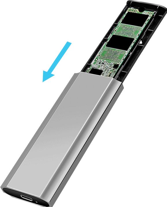 Actual product image LogiLink UA0439 (M.2 2242, M.2 2260, M.2 2230, M.2 2280)