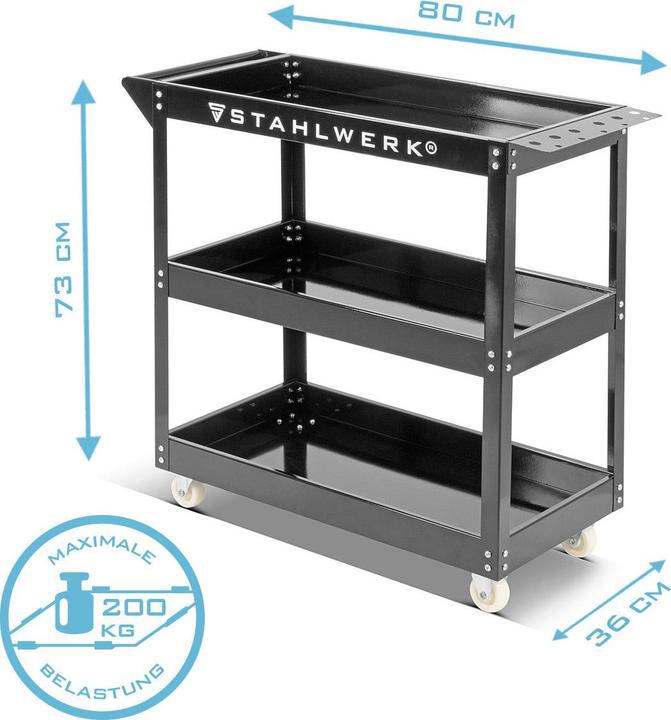 Actual product image Stahlwerk Tool Trolley TC-3 ST (1 x)