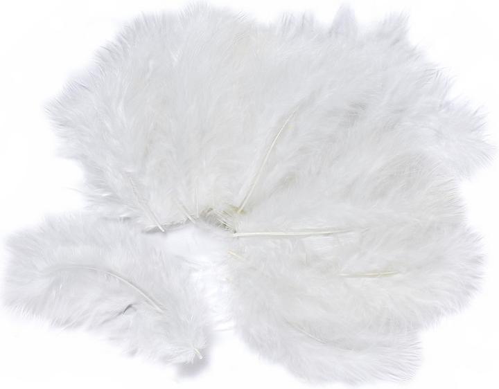 Actual product image Meyco Marabou feathers, approx. 15 pieces