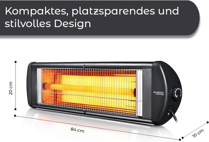 Produktbild Kumtel Terassenheizstrahler EXO-23 (2300 W)