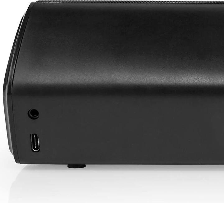 Produktbild Nedis Bluetooth®-Lautsprecher | max. Batteriespielzeit: 6 Std | Tisch Design | 18 W | Stereo | Einge (6 h, Batteriebetrieb)
