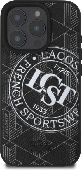 Actual product image Lacoste LCHMP16XPSWK iPhone 16 Pro Max 6.9" czarny/black hardcase Mono Sportswear MagSafe (Apple iPhone 16 Pro Max)