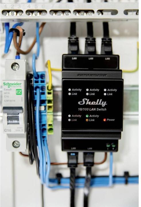 Produktbild Shelly LAN Switch (5 Ports)