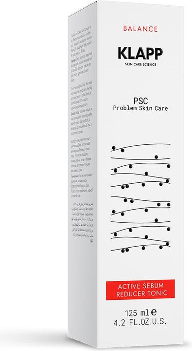 Actual product image Klapp PSC Active Sebum Reducer Tonic (Tonic water, 125 ml)
