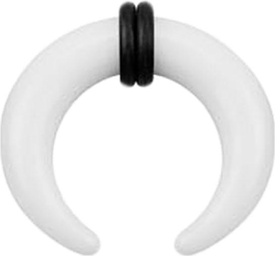 Produktbild Star Piercing Dehnsichel weiss (ohne Messing, Acryl)