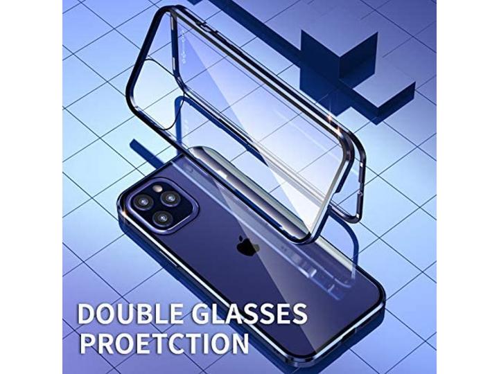 Actual product image G-Case Apple iPhone 12 Pro Aluminium Magnetic Glass Case Cover (Apple iPhone 12 Pro)