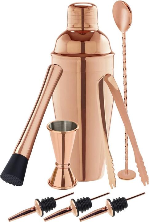 Produktbild Ich-zapfe Cocktail-Set 8-teilig in einer Geschenkbox - Kupfer Optik (Cocktail Set)