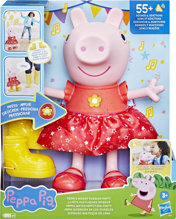 Actual product image Hasbro Peppa Pig Peppa's mud puddle party doll