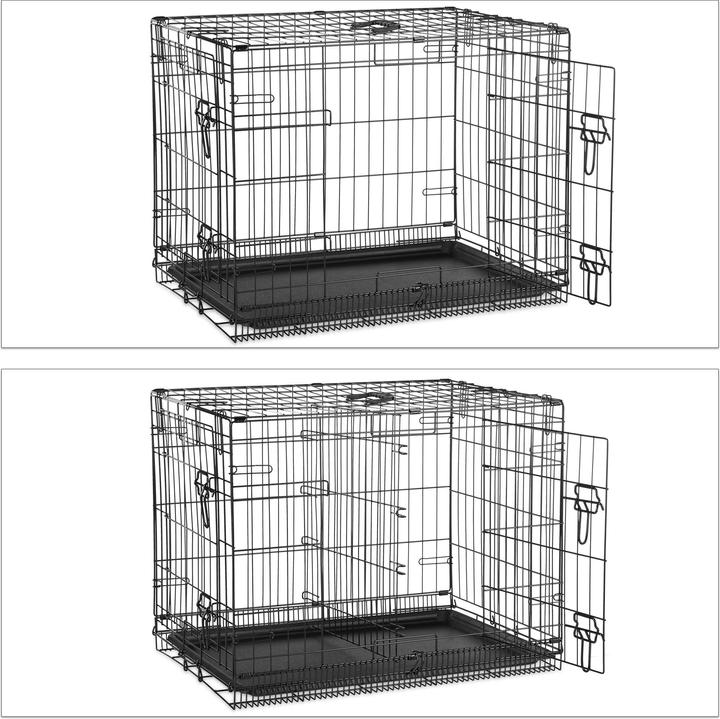 Actual product image Relaxdays Folding Dog Cage Size S-XXXL (Dog, Foldable)