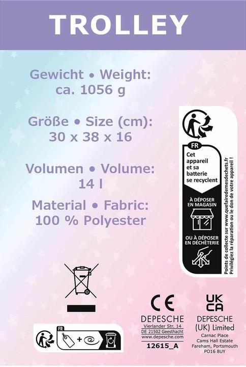 Actual product image Depesche Ylvi - Trolley LED Wheels ( 0412615 ) (14 l)