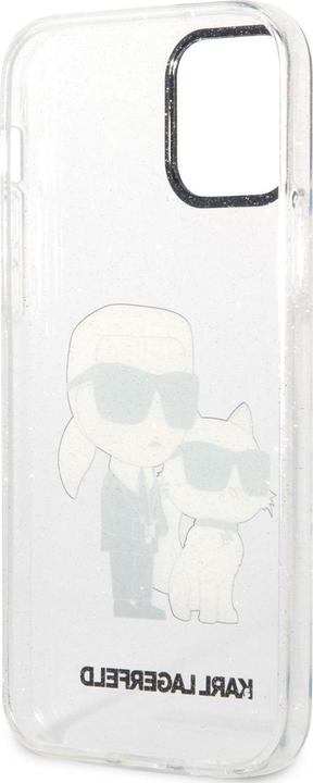Immagine prodotto Karl Lagerfeld Custodia iPhone 12/12 Pro IML Glitter Karl e Choupette NFT (Apple iPhone 12, Apple iPhone 12 Pro)