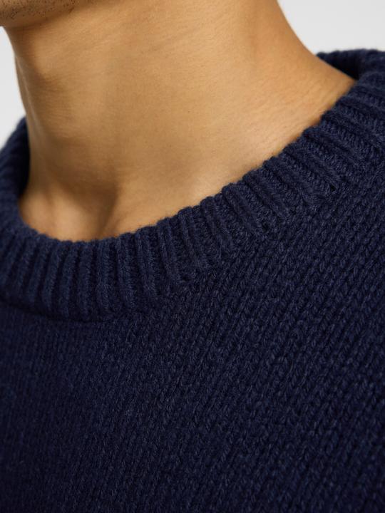 Actual product image Selected Homme Slhcody Ls Knit Relaxed Crew Neck Noos (M)