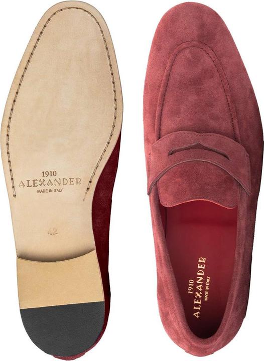 Produktbild Alexander 1910 Cannes Moccasin - Bordeaux Suede (42)