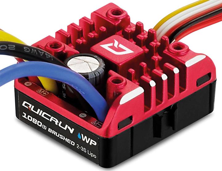 Hobbywing Brushed Regler QuicRun WP1080-G2 Crawler 80A, 2-3S