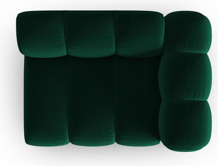 Actual product image Micadoni Velvet Modul Right, "Lupine", 1 Seat, 115x95x70Made in Europe (1-seater, Modular sofa)