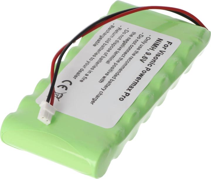 Actual product image XCell Akku passend für den Visonic 0-9912-G, GP220AAH8BMX, GP180AAH8BMX, 103-300672 9,6V 2100mAh (1 pcs., Device specific, 2100 mAh)
