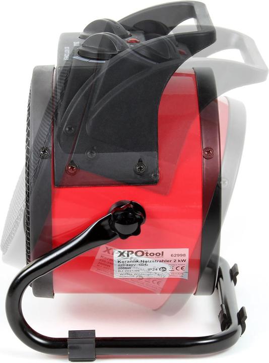 Image du produit Wiltec Keramik Heizstrahler 2kW Heizlüfter Heizgerät Schnellheizer Elektrisch (2000 W)