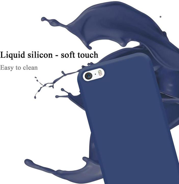 Actual product image Cadorabo TPU Liquid Silicone Case Cover (Apple iPhone 5)
