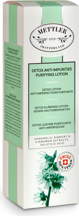 Actual product image Mettler1929 Detox Clarifying Lotion Against Skin Blemishes Skin Blemishes (Cleaning cloths, 200 ml)