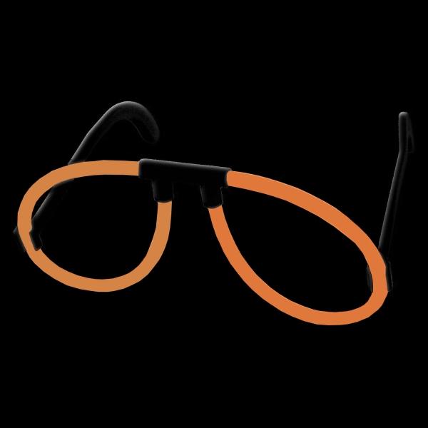 Produktbild Knicklichter 1 Leucht Pilotenbrille in Orange