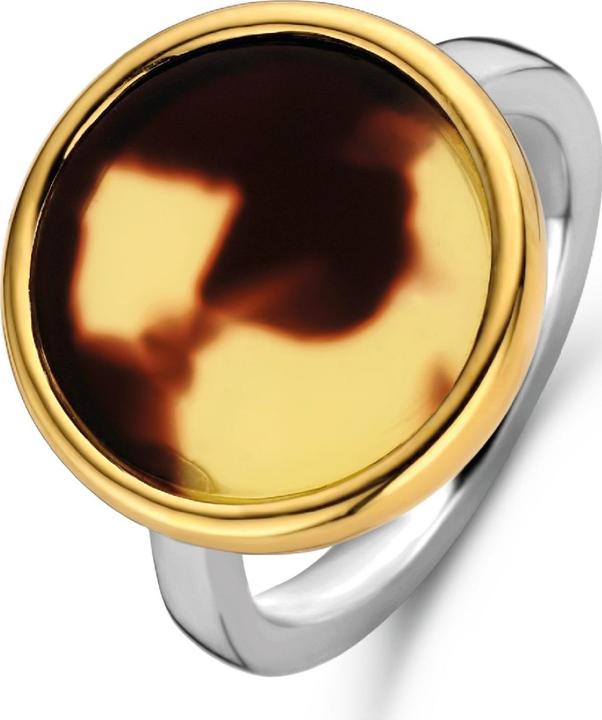 Ti Sento Milano Ring Schildpatt bicolor gelbvergoldet 12208TU