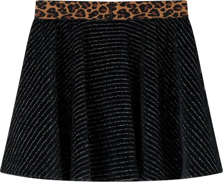 Image du produit VidaXL Jupe pour enfant avec taille en imprimé léopard Noir (140)