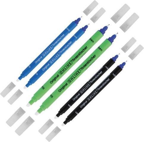 Image du produit Online Effaceur d'encre en ligne 70009 Couleur assortie 6 pièces