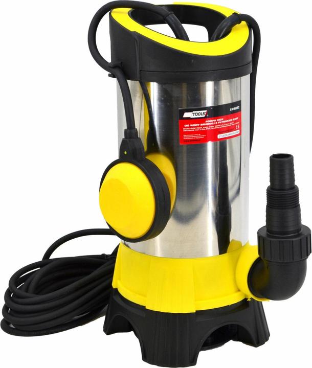 Immagine prodotto AW Tools AWTOOLS Pompa per acqua sporca INOX con galleggiante 1100 W Q1DP (Pompa per acque cariche)