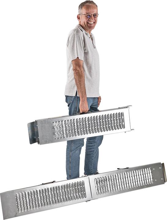 Immagine prodotto Dema 1 Paar Auffahrrampe Rampe Laderampe Auffahrschiene 180 cm Transporter Anhänger