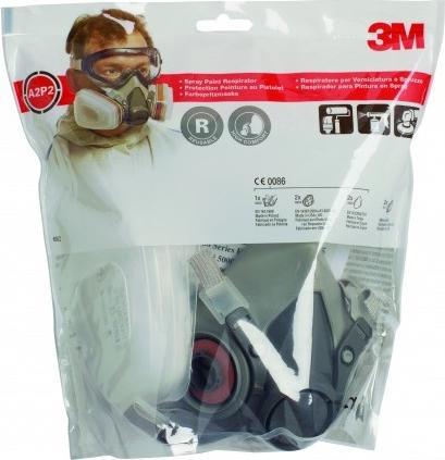 Image du produit 3M Demi-masque avec filtres interchangeables (A2P2, 1 x)