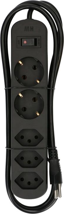 Image du produit Max Hauri Basic Line (5 x, Type 13, CEE 7/3, 1.50 m)