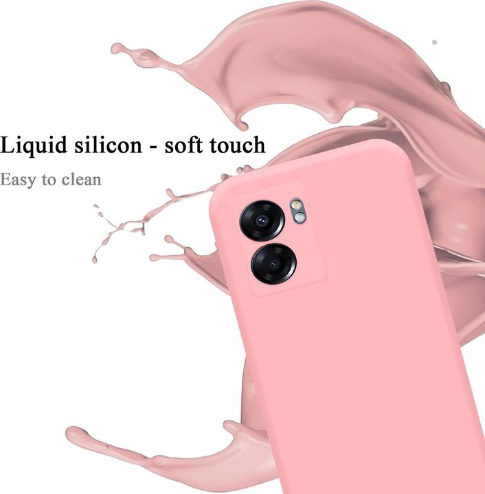 Immagine prodotto Cadorabo Custodia in silicone liquido TPU per Oppo A57 5G / A77 5G / Realme V23 (Realme V23 5G, Oppo A57 5G, Oppo A77 5G)