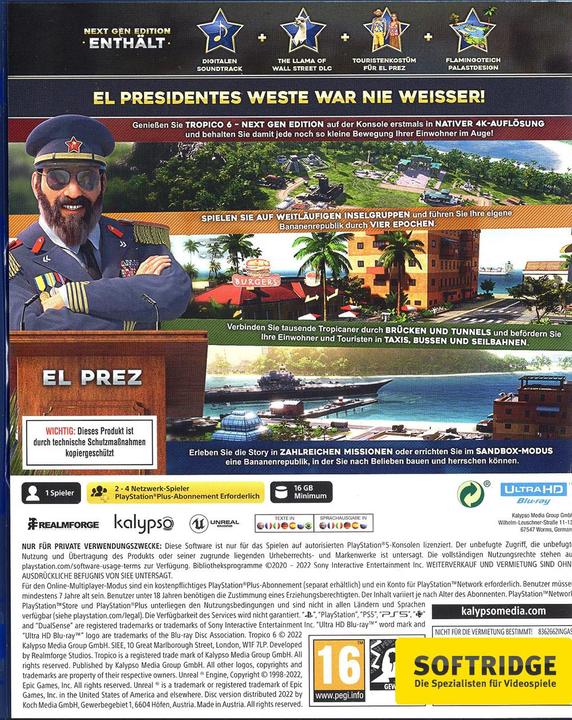 Produktbild Tropico 6 (PS5) (PS5, DE)