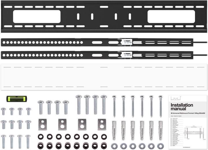 Immagine prodotto Multibrackets Supporto a parete Universal Wallmount HD P 100 kg 400 x 600 (Muro, 100", 100 kg)
